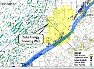 ZaZa Energy Sweet Home DeWitt County Eagle Ford Acreage