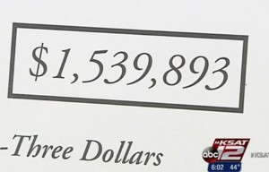 Alamo Colleges and Weatherford TWC Grant Check