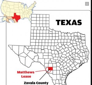 Eagleford Energy Matthews Lease Location