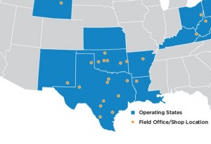 MidCon Compression Operations Map