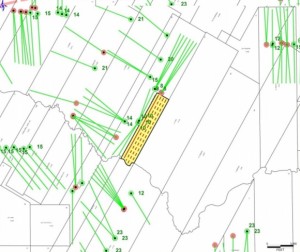 Abraxas Petroleum, Cave Prospect Map