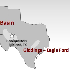 Clayton Williams Eagle Ford Operations Map