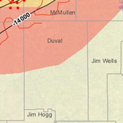 Duval County Eagle Ford Shale Map