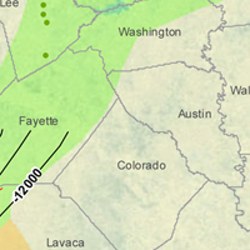Colorado County Eagle Ford Shale Map