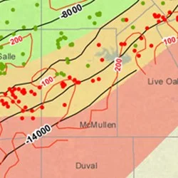 McMullen County Eagle Ford Shale Map