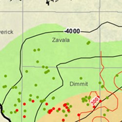 Zavala County Eagle Ford Shale Map