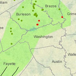 Washington County Eagle Ford Shale Map