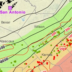 Wilson County Eagle Ford Shale Map