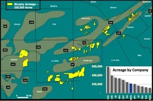 Murphy Oil Eagle Ford Map