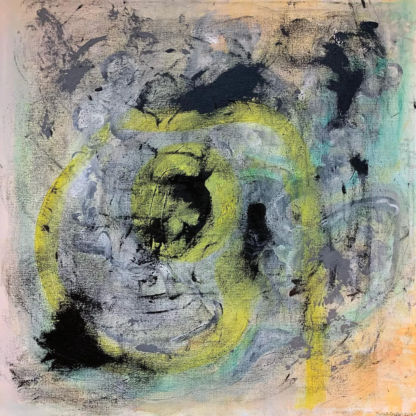 New painting up #art #abstractartist #acrylicpainting #naiveart #outsiderart #expressiveart #expressivepainting #experimentalart #fakeartmovement #unknownartist #intuitiveart #automaticpainting #abstractart #abstractpainting #abstractexpressionism #a