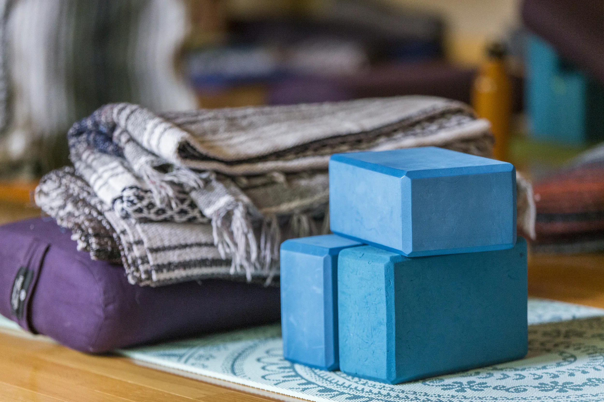 restorative yoga props