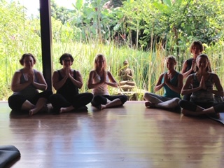 Bali retreat - yoga practice