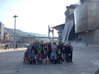 Camino group in Spain