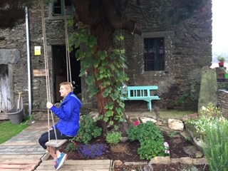 Swinging on the Camino in Spain