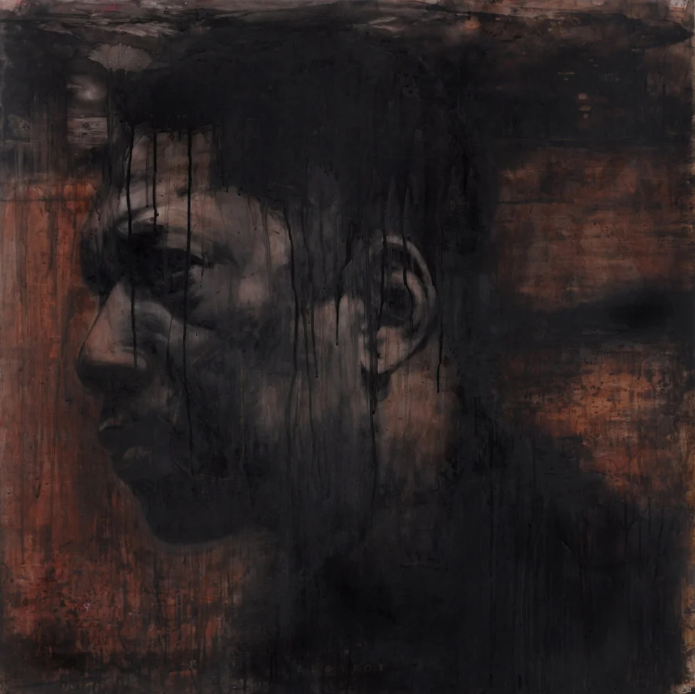 Z έφυρος 2011, Mix media on drafting film 101.5 x 101.5 cm