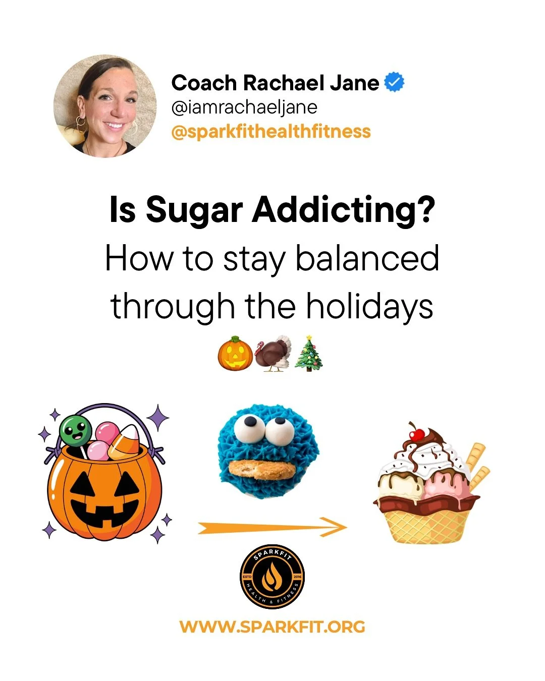 Sugar isn&rsquo;t the enemy &mdash; but understanding how it works helps you stay in control. 💡

Sugar triggers your brain&rsquo;s reward center, making it easy to overeat, especially when paired with fat and salt. That&rsquo;s why those Halloween, 
