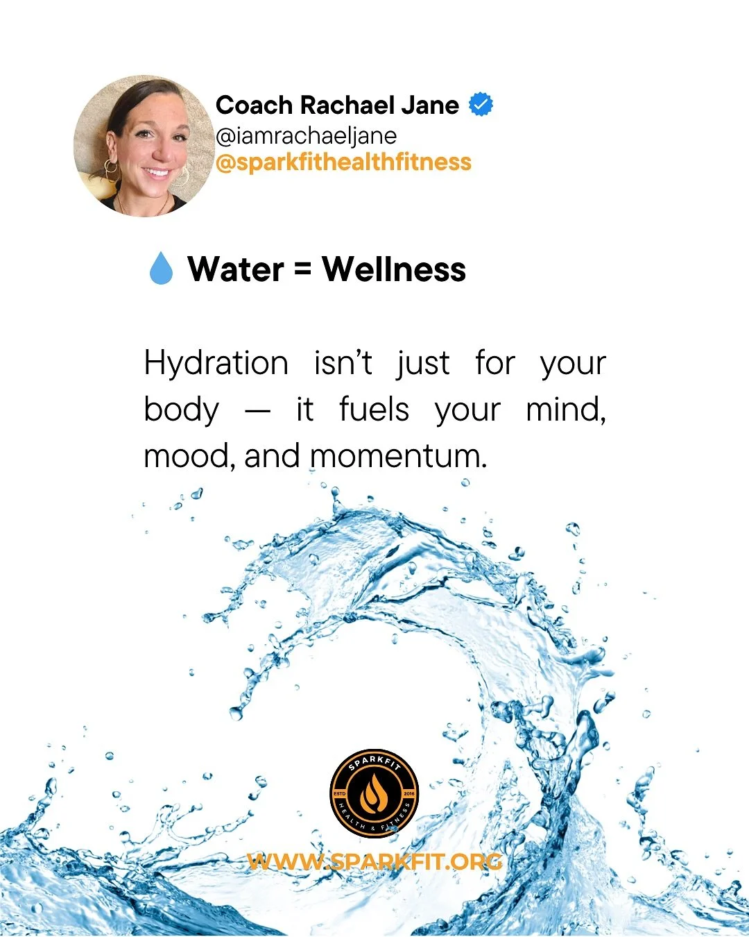 ➡️ Think hydration is just about avoiding thirst?

It&rsquo;s so much deeper than that. 💧

Water fuels more than your workouts &mdash; it sharpens your mind, boosts your mood, and keeps your body functioning at its best. It&rsquo;s the simplest, mos