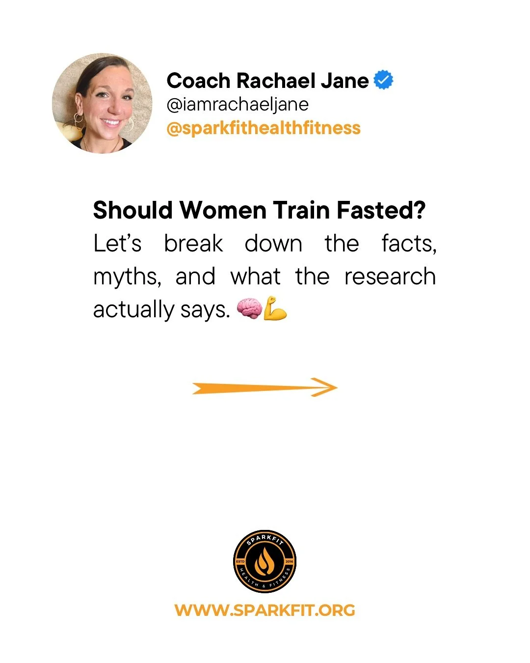 &ldquo;Should I be working out on an empty stomach?&rdquo;

It&rsquo;s a question I hear all the time &mdash; especially from women trying to optimize fat loss or boost energy. 💭

The truth? Fasted training can be helpful for some goals, but it&rsqu
