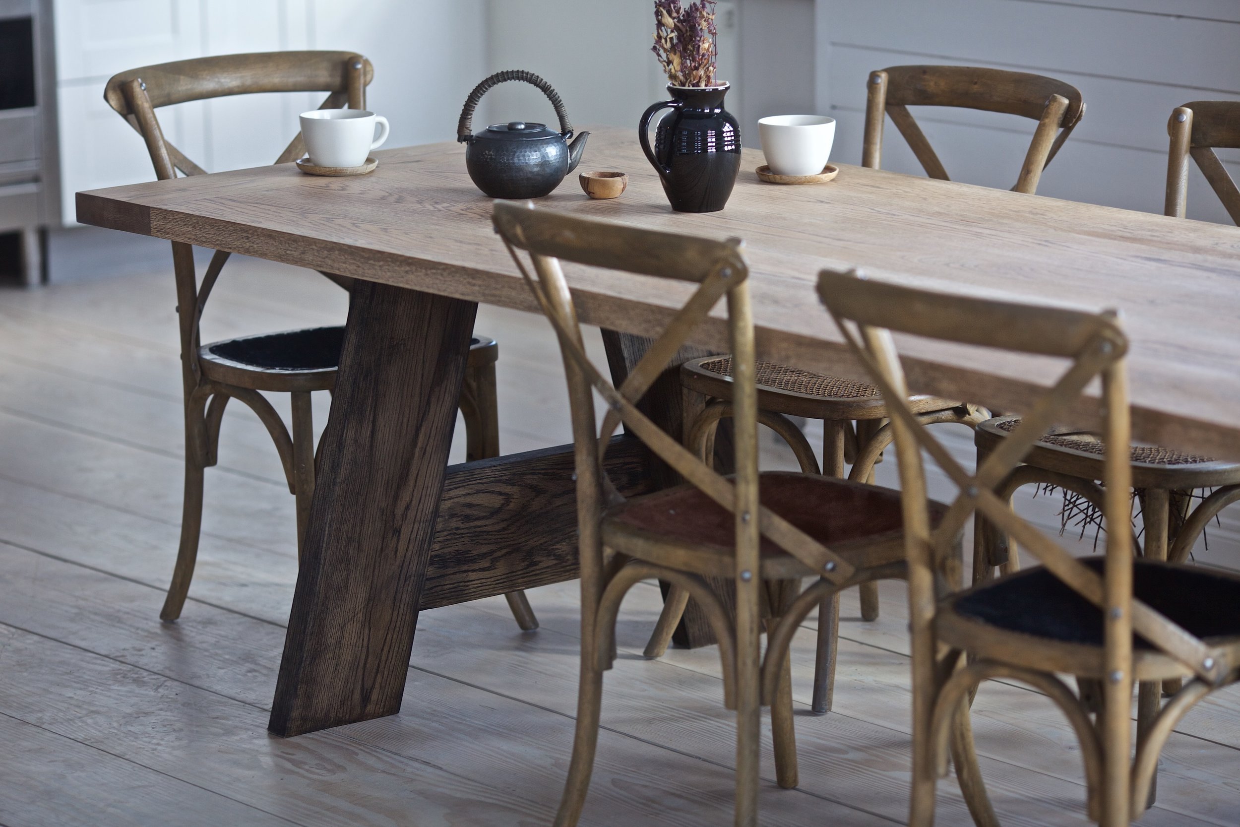 Oak Table — Ekte - Handcrafted furniture from the North of Norway -  Møbelsnekker i Tromsø