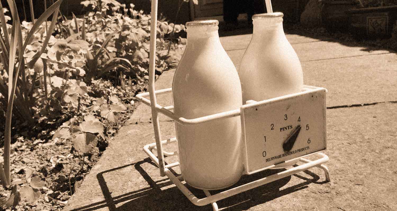 Brecon Milk delivery, Powys, Wales