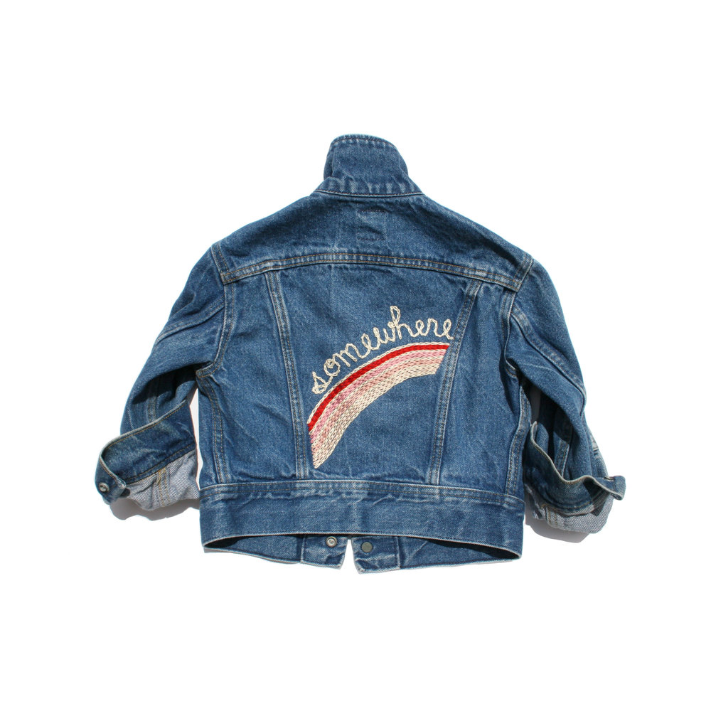 SOMEWHERE: CUSTOM vintage Levis/Lee jean jacket — SiD NYC