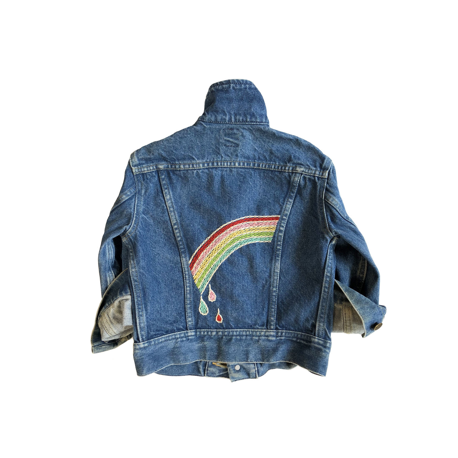DEWDROPS: CUSTOM vintage Levis/Lee jean jacket — SiD NYC