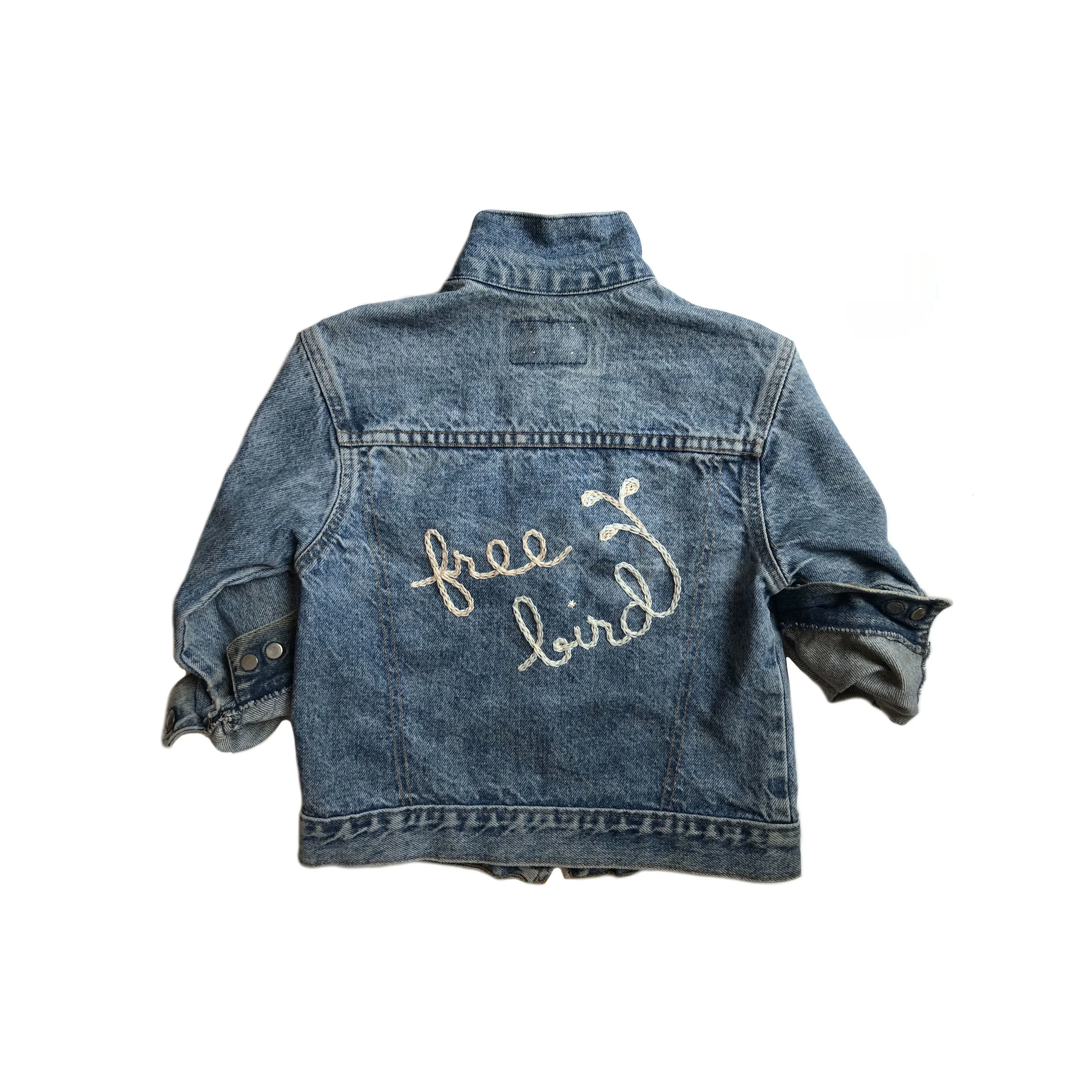 FREE BIRD: CUSTOM vintage Levis/Lee jean jacket