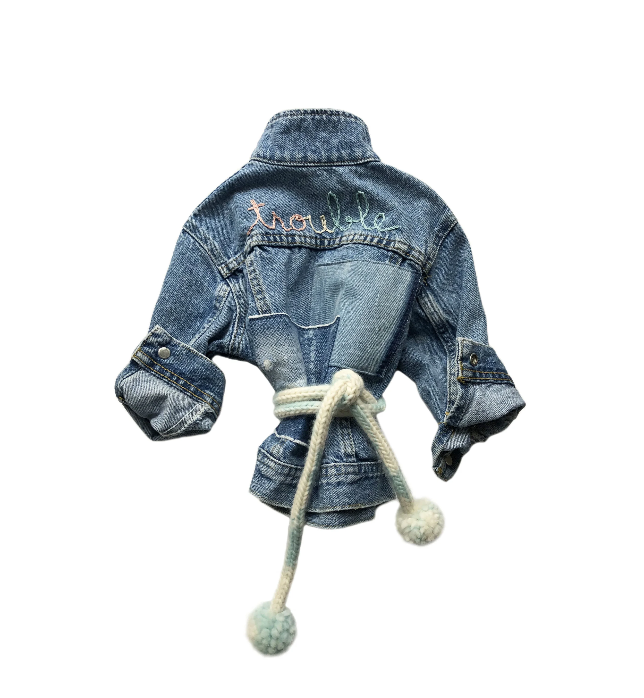 TROUBLEMAKER : CUSTOM vintage Levis/Lee jean jacket