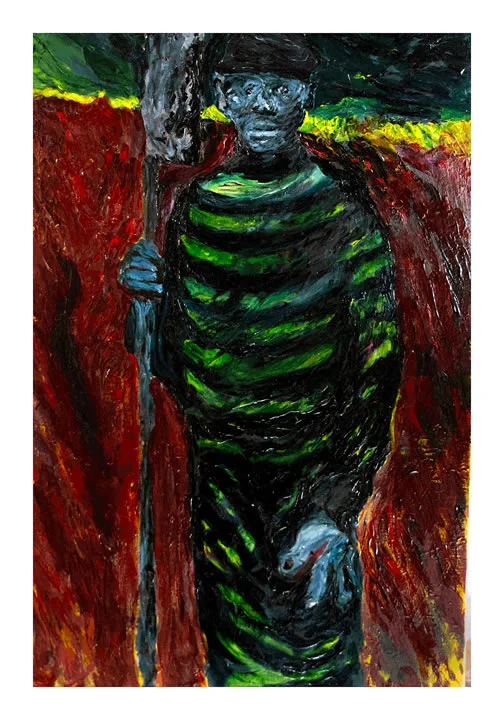 Young Man with Shovel