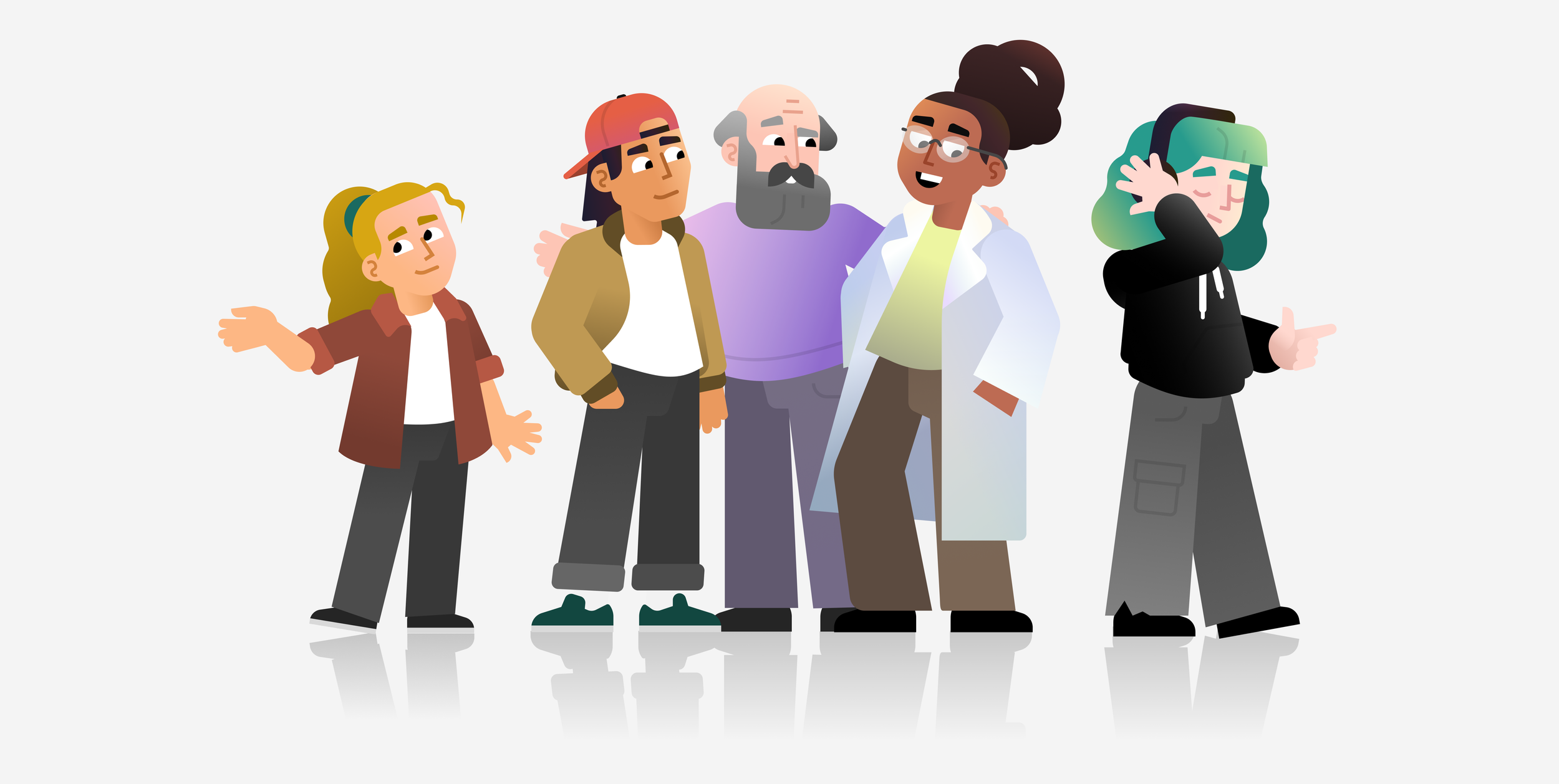 Brilliant.org Marketing Character Designs