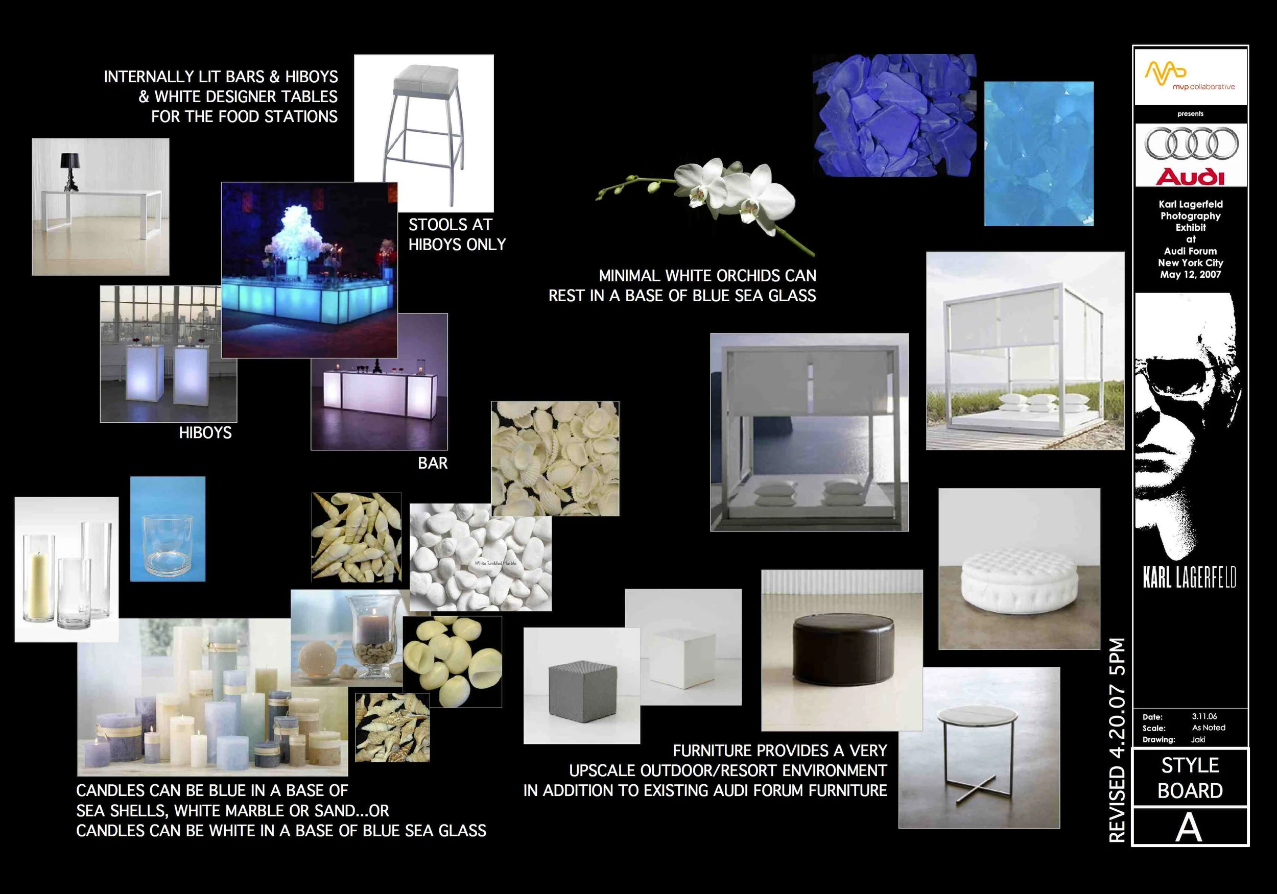 Lagerfeld at The Forum Mood Board