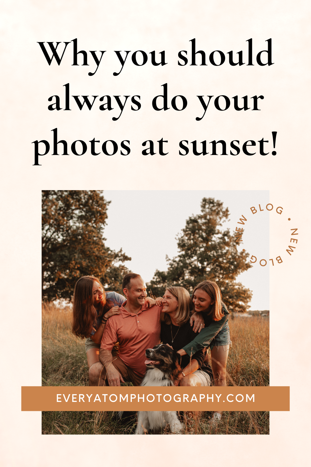 Why you should always do your photos at sunset!