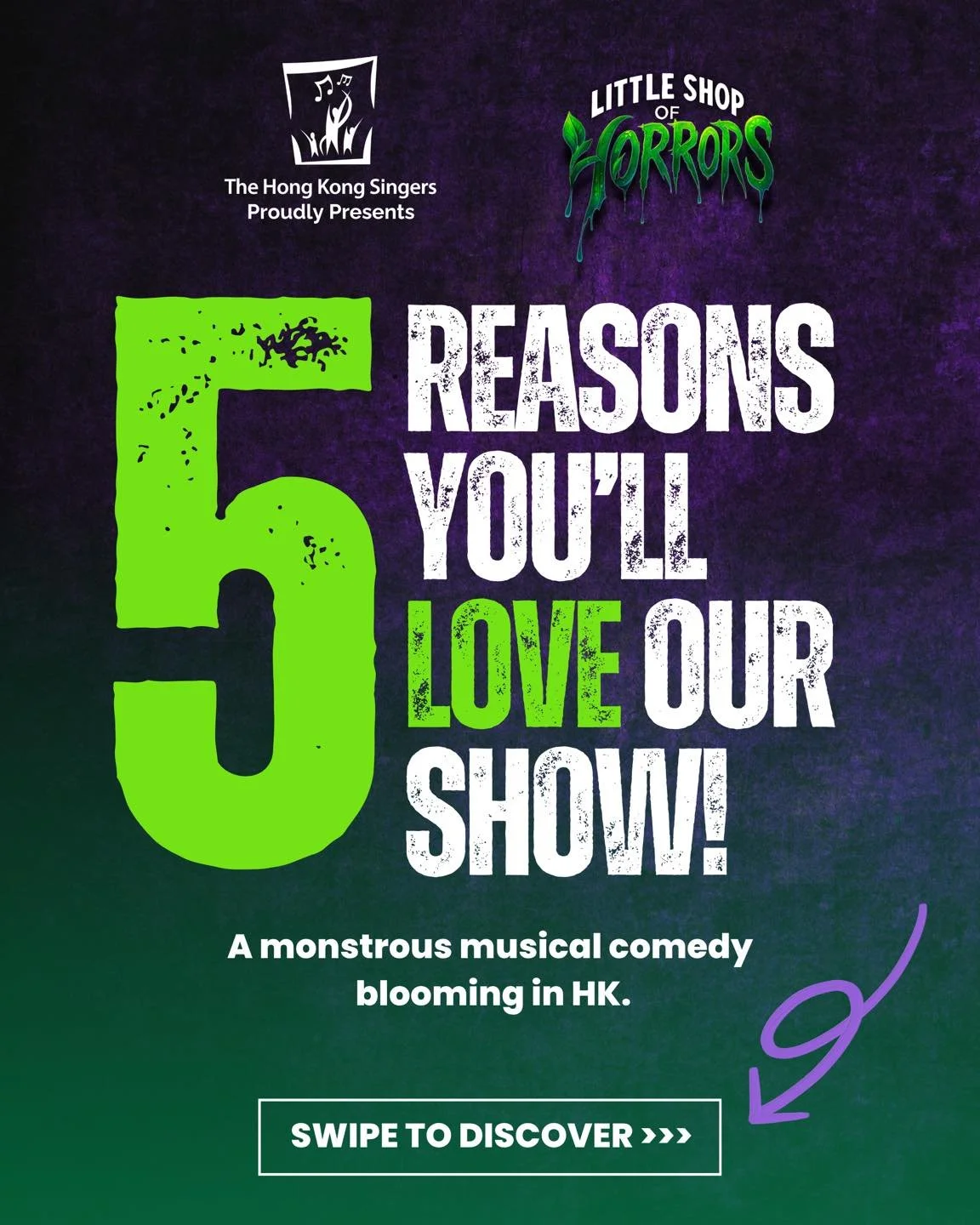 From a community-driven production to a one-of-a-kind Audrey II, there's so much to be excited about! ðąâĻ Whether you're a musical newbie or a seasoned theater-goer, this is the perfect night out to support the arts and witness the magic of live perf