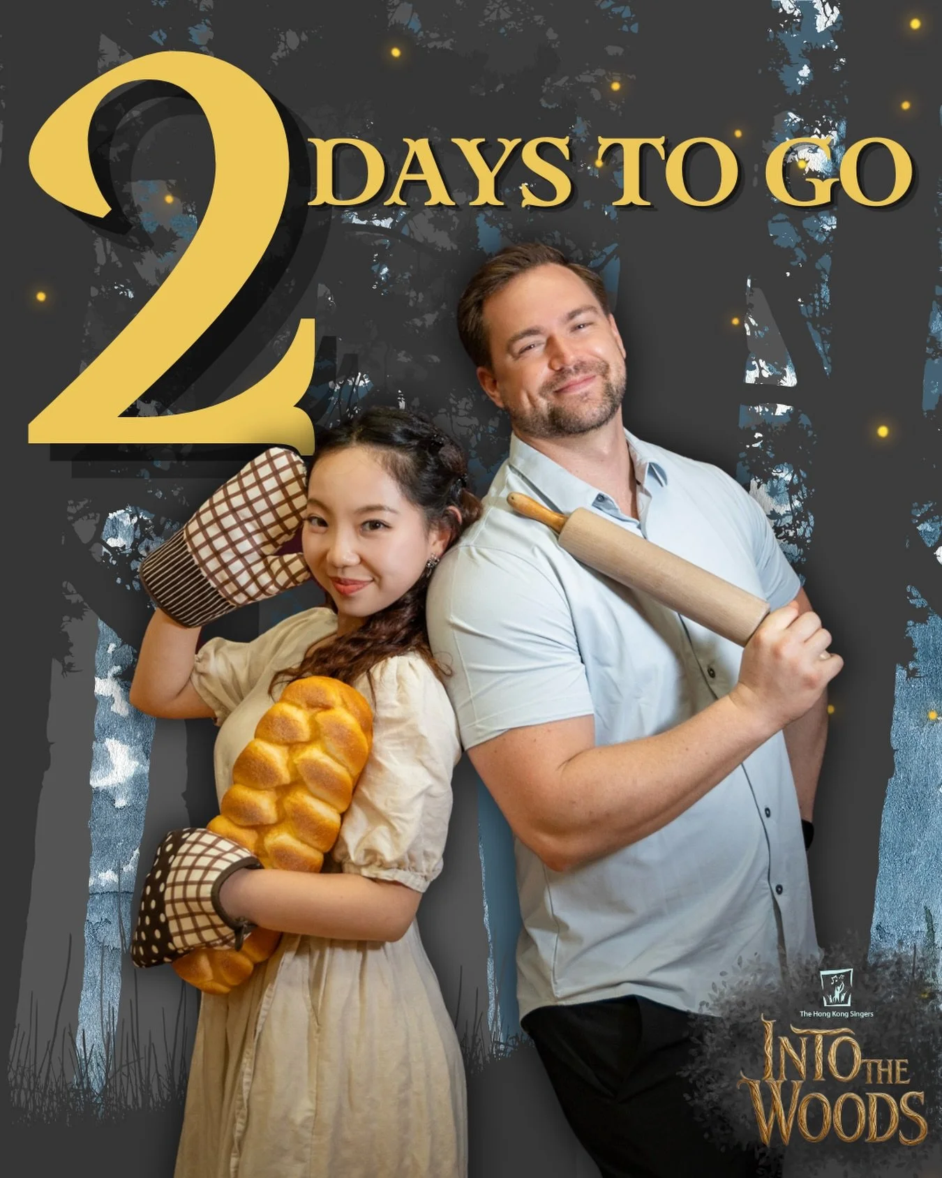 🥖✨ Only 2 days until opening night!

The Baker and his Wife are busy preheating the ovens! 

No more &lsquo;half-baked&rsquo; plans&hellip; it&rsquo;s time to get your tickets and join the adventure into the woods! 🎟️🔥

Who&rsquo;s ready for wishe