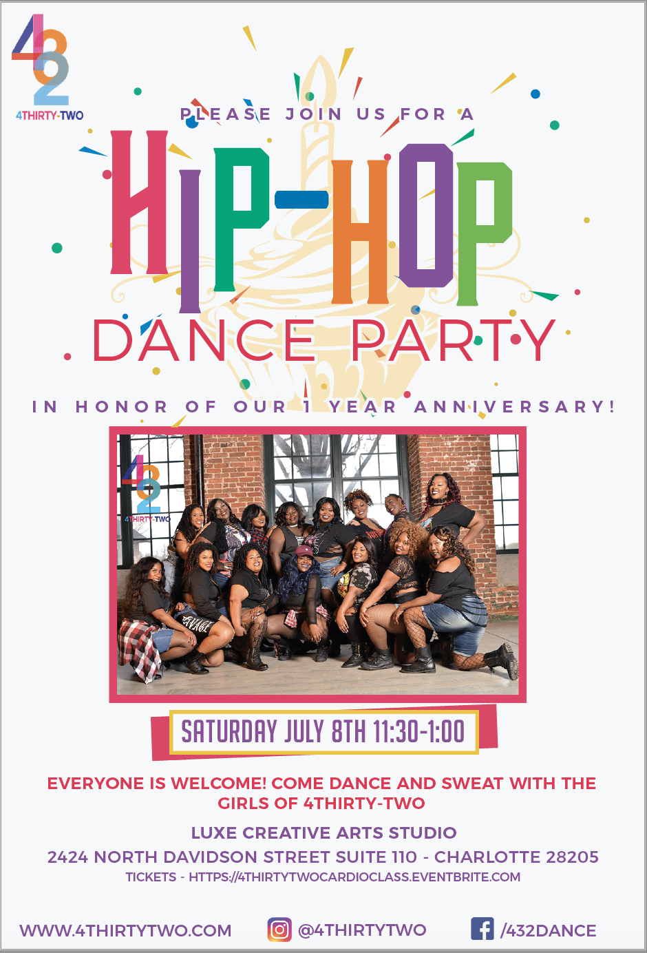 1 Year Birthday Hip Hop Cardio Class