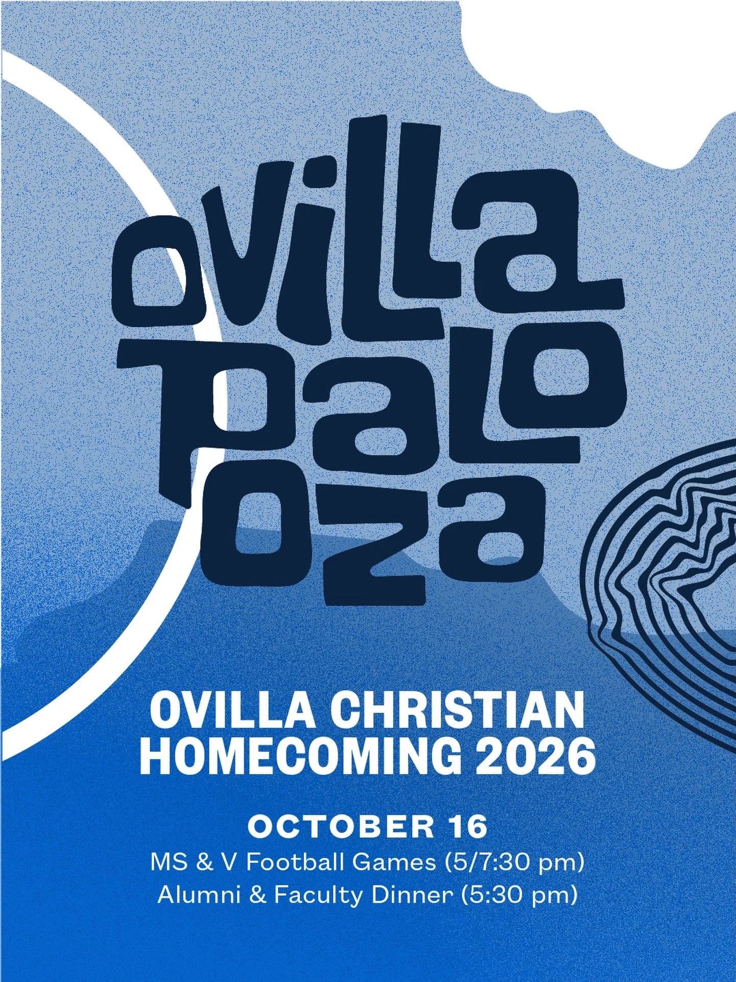 Homecoming Week October 13-17 
(Monday is a holiday, so we&rsquo;re starting on Tuesday!)

&mdash;Themed days coming
&mdash;Tuesday volleyball games 
&mdash;Friday football games + Alumni Dinner
&mdash;Saturday HS HOCO dance

#homecoming2026 #ovillap