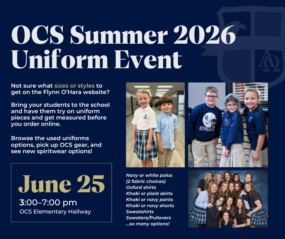 June 25, 2026, OCS Uniform Event