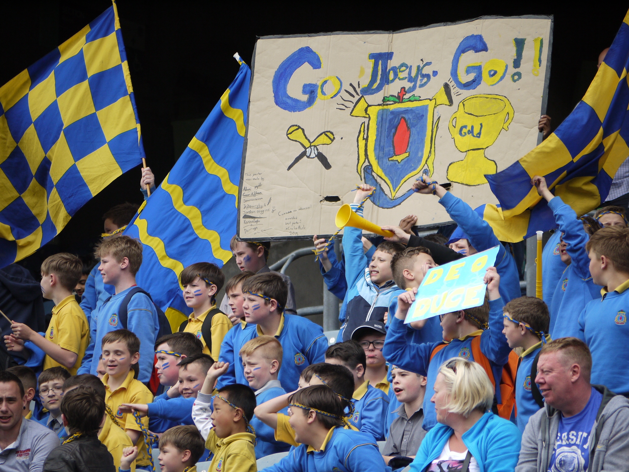 Famous support from the school and parents