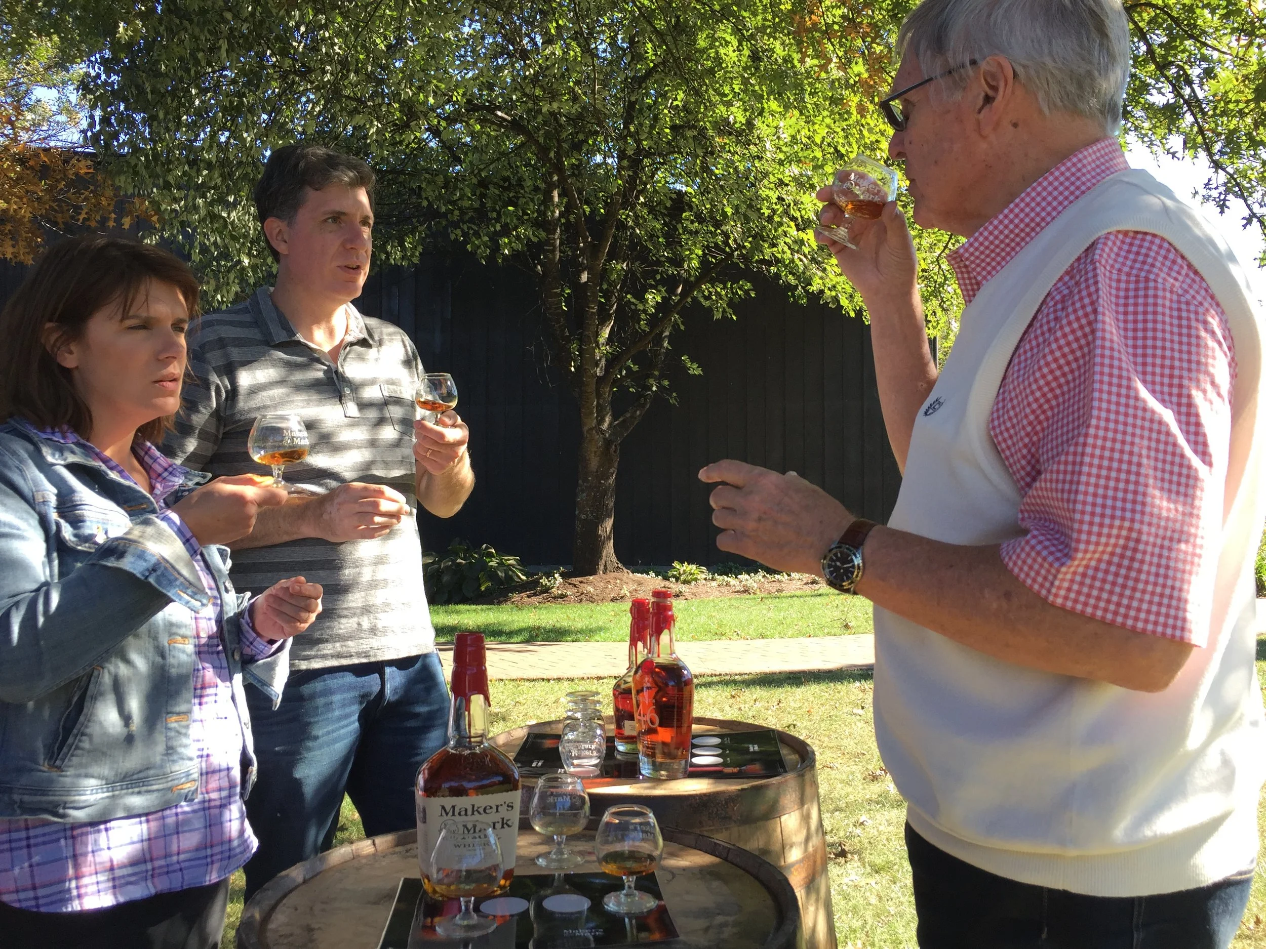 Tour of the century with Bill Samuels at Maker's Mark.