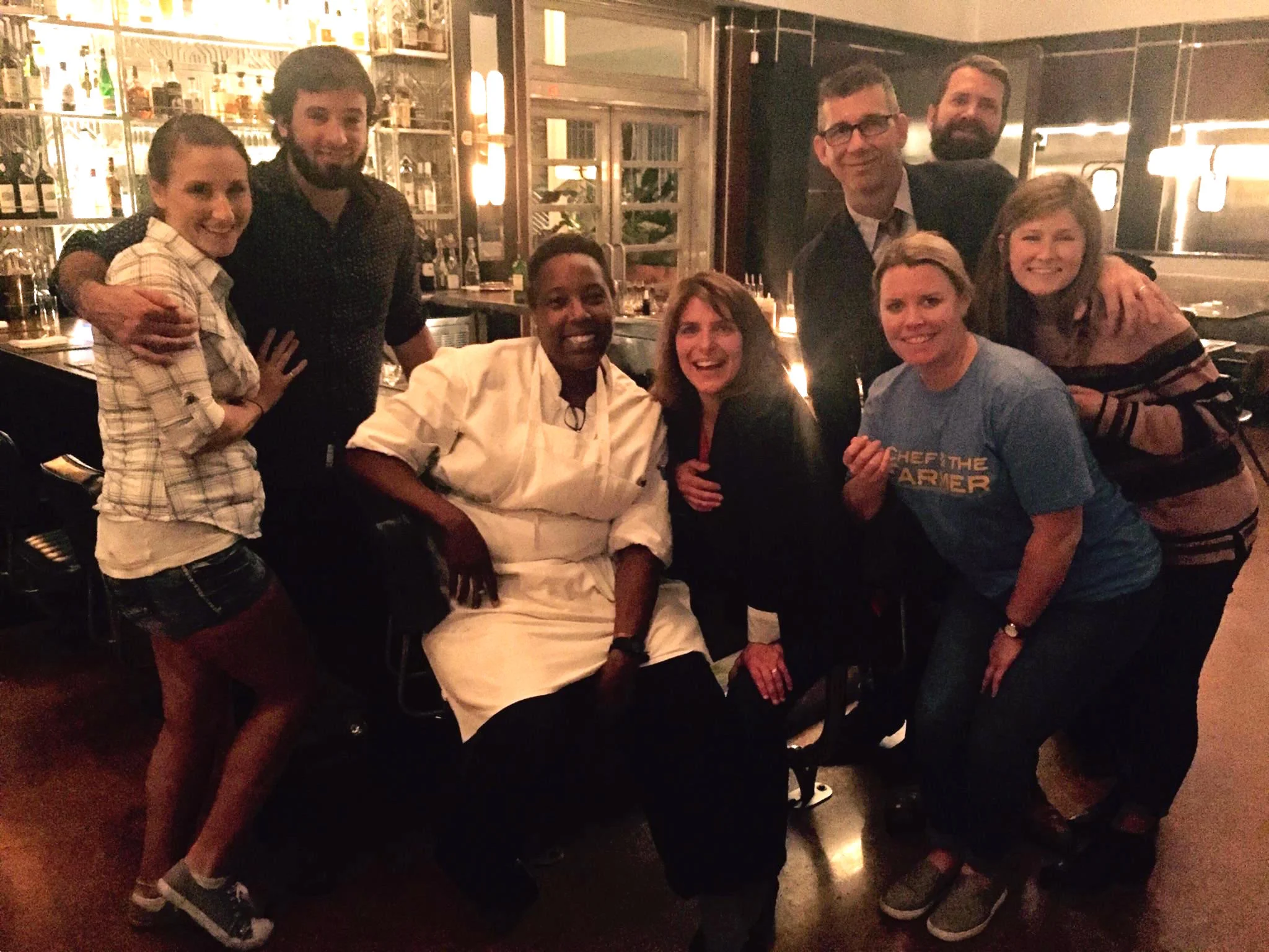 Team Georgia at The Grey in Savannah. Chef Mashama Bailey in the center.