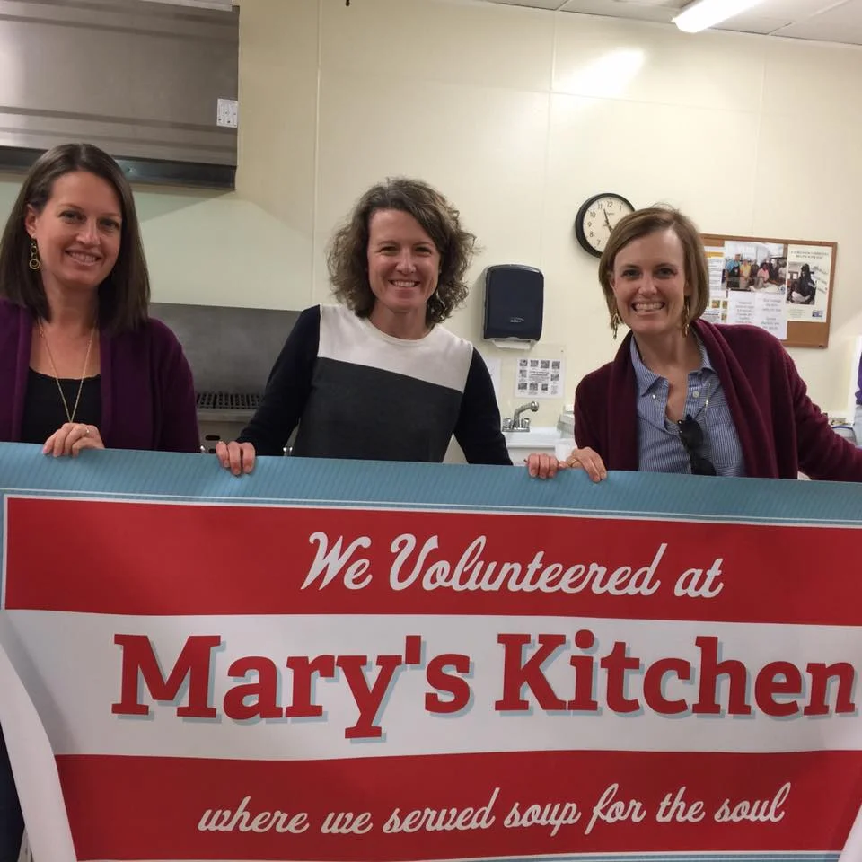 Meredith Swindell, Mary Beth Free, and Karen Boyle from Church of the Good Shepherd 