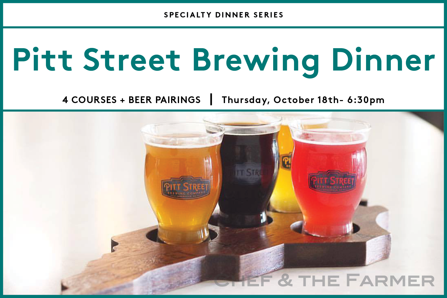 Pitt Street Brewing Dinner