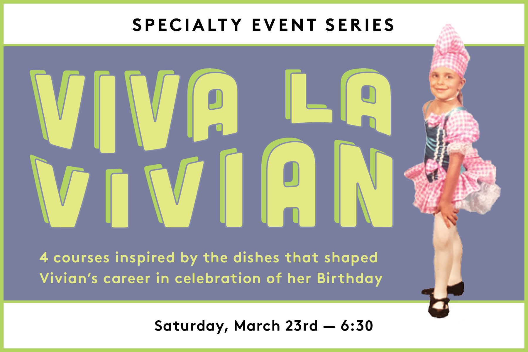 Viva la Vivian Dinner & T-shirt Presale
