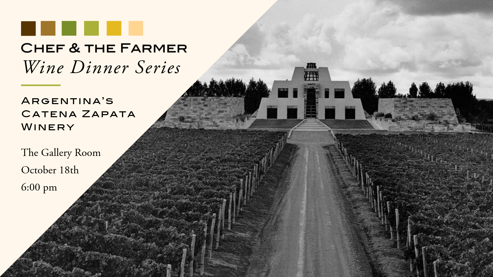 Wine Dinner Featuring Catena Zapata