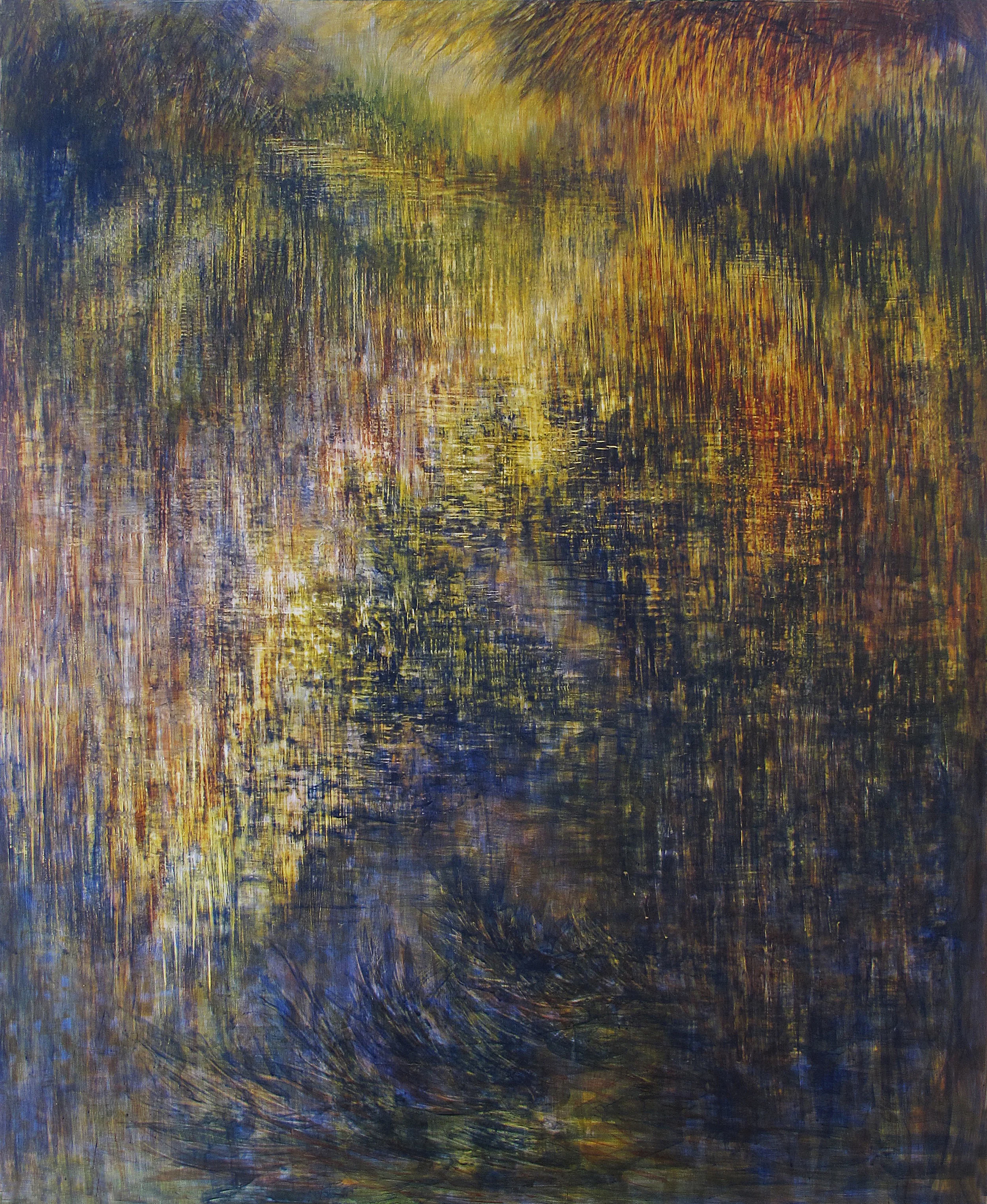 Rupert Muldoon, shaddowed waters, egg tempera on board IV.jpg