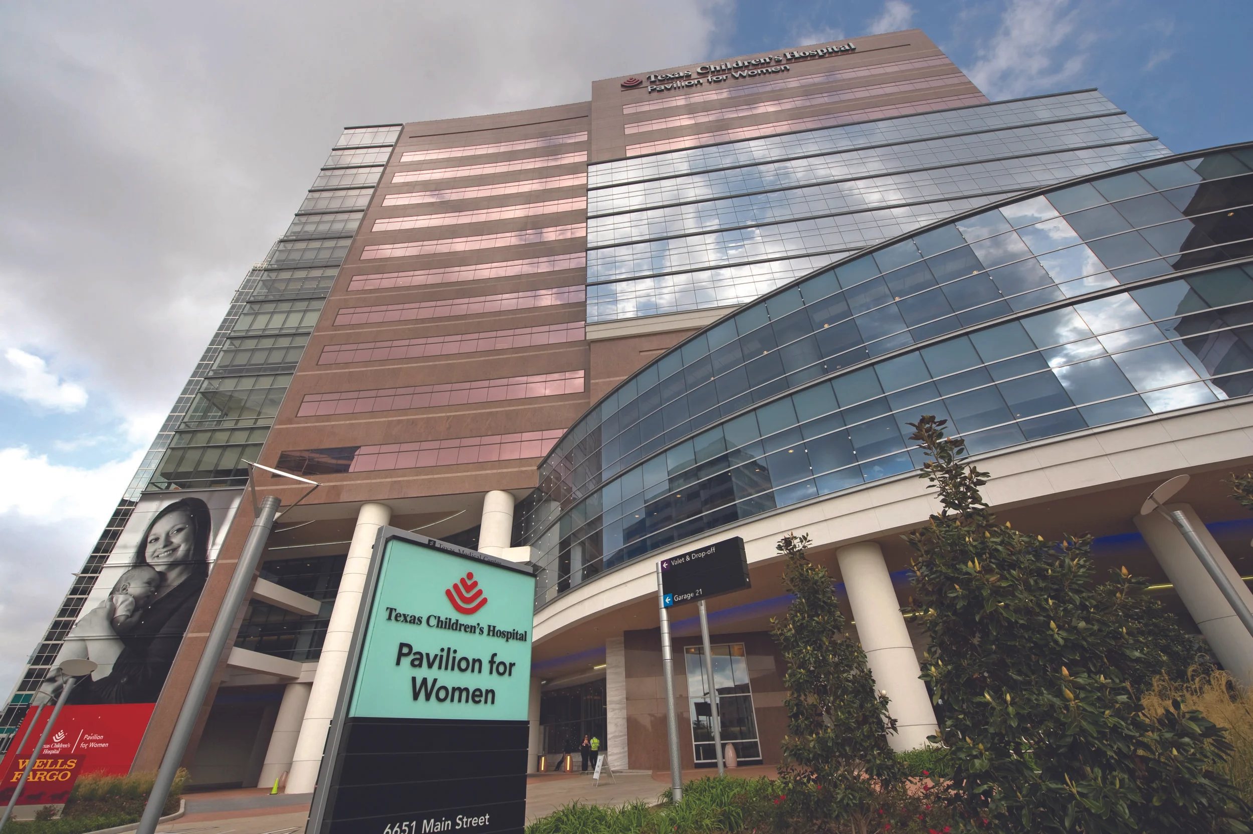In 2012, we opened Texas Children's Pavilion for Women to provide comprehensive OB/GYN services for women and specialized care for babies from conception through birth. Offering a full spectrum of maternal and fetal medicine services, including an array of fetal diagnostic procedures and highly specialized fetal surgeries, a two-story circular sky bridge connects the Pavilion for Women to Texas Children’s Hospital enhancing patient care by providing physicians, staff and patient families with rapid access to other pediatric subspecialists. Three private OB/GYN practices, The Family Fertility Center, The Menopause Center and The Women’s Place – Center for Reproductive Psychiatry are all housed at the Pavilion for Women. Additionally, the hospital also recently opened a community-based OB/GYN practice in Pearland. For more information on Texas Children’s Pavilion for Women, visit women.texaschildrens.org. 