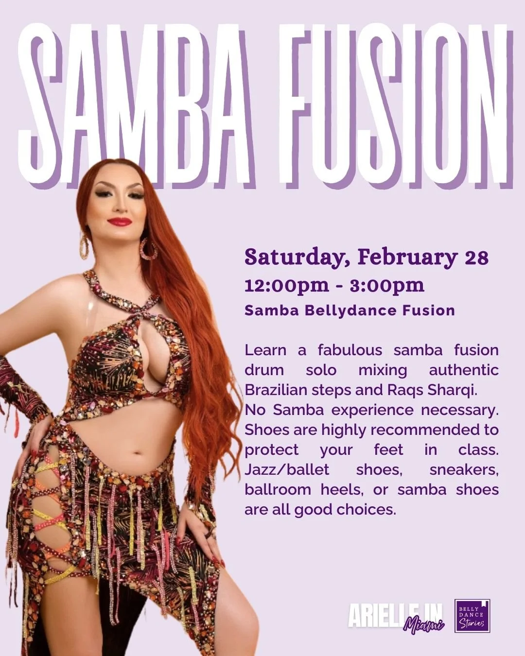 Samba Belly Dance Workshop with Arielle