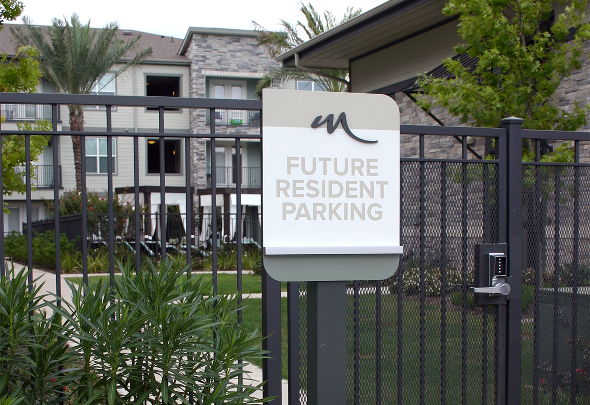 Multifamily Parking Signage in Houston