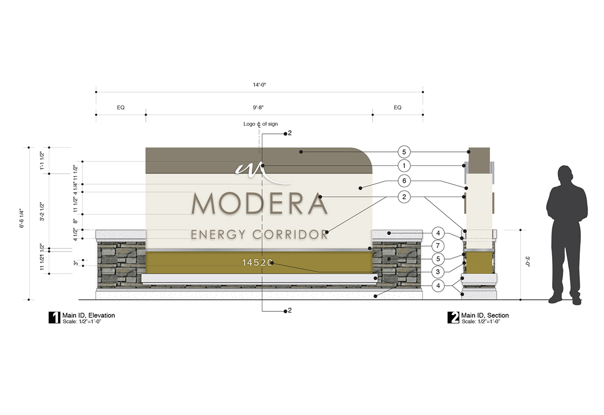 Multifamily Monument Signage in Houston