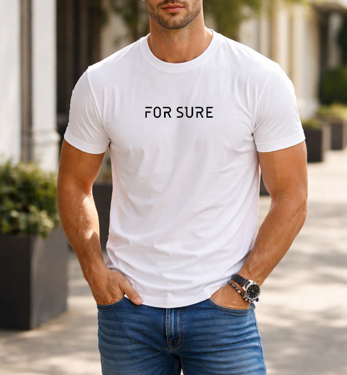 tshirt blanc for sure impression devant.png (copie)